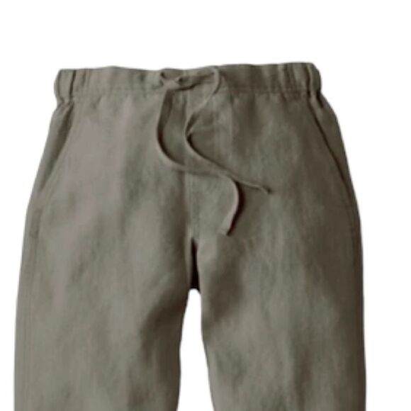 Orvis army, green linen drawstring pants, size extra large, new without tags - Picture 3 of 10